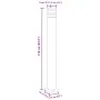 Lámpara de suelo de exterior aluminio negro 110 cm | Foro24.es | Tu tienda online para hogar, jardín y más Foro24.es