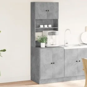 Mueble de cocina madera ingeniería gris hormigón 60x50x180 cm von , Küchenschränke - Ref: Foro24-3276640, Preis: 196,44 €, Ra...