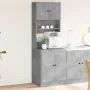 Mueble de cocina madera ingeniería gris hormigón 60x50x180 cm by , Kitchen cabinets - Ref: Foro24-3276640, Price: 196,44 €, D...