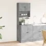 Mueble de cocina madera ingeniería gris hormigón 60x50x180 cm by , Kitchen cabinets - Ref: Foro24-3276640, Price: 196,44 €, D...