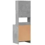 Mueble de cocina madera ingeniería gris hormigón 60x50x180 cm by , Kitchen cabinets - Ref: Foro24-3276640, Price: 196,44 €, D...