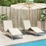 Tumbonas con cojines 2 unidades ratán sintético beige von , Liegen - Ref: Foro24-3261582, Preis: 279,39 €, Rabatt: %
