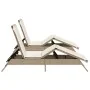 Tumbonas con cojines 2 unidades ratán sintético beige von , Liegen - Ref: Foro24-3261582, Preis: 279,39 €, Rabatt: %