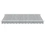Toldo retráctil aluminio y tela antracita y blanco 3,5x2,5 m von , Markisen - Ref: Foro24-3216104, Preis: 220,26 €, Rabatt: %
