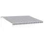 Toldo retráctil aluminio y tela gris antracita y blanco 4,5x3 m de , Toldos - Ref: Foro24-3216106, Precio: 314,13 €, Descuent...