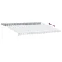 Toldo retráctil aluminio y tela gris antracita y blanco 4,5x3 m de , Toldos - Ref: Foro24-3216106, Precio: 314,13 €, Descuent...