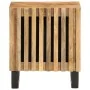 Mesita de noche de madera maciza de mango rugosa 40x34x46 cm | Foro24.es | Tu tienda online para hogar, jardín y más Foro24.es