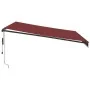 Toldo retráctil automático color burdeos 400x350 cm by , Awnings - Ref: Foro24-3215000, Price: 457,02 €, Discount: %