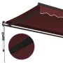 Toldo retráctil automático color burdeos 400x350 cm by , Awnings - Ref: Foro24-3215000, Price: 457,02 €, Discount: %