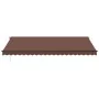 Toldo retráctil automático con luces LED marrón 500x350 cm by , Awnings - Ref: Foro24-3215414, Price: 701,53 €, Discount: %