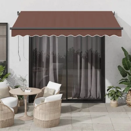 Toldo retráctil automático marrón 350x250 cm von , Markisen - Ref: Foro24-3310206, Preis: 387,50 €, Rabatt: %