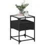 Mesita de noche madera de ingeniería negra 40x40x55 cm von , Nachttische - Ref: Foro24-846074, Preis: 63,33 €, Rabatt: %