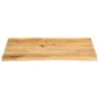 Tablero de mesa borde natural madera maciza mango 90x60x3,8 cm de , Tableros para mesas - Ref: Foro24-370501, Precio: 104,73 ...