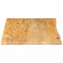 Tablero de mesa borde natural madera maciza mango 90x60x3,8 cm de , Tableros para mesas - Ref: Foro24-370501, Precio: 104,73 ...