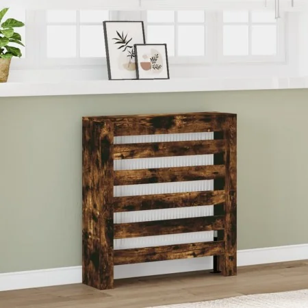 Cubierta de radiador madera ingeniería roble ahumado 78x20x82cm von , Zubehör für Heizkörper - Ref: Foro24-852685, Preis: 53,...