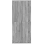 Aparador alto madera de ingeniería gris Sonoma 80x35x180 cm de , Taquillas y armarios de almacenamiento - Ref: Foro24-3276656...