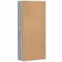 Aparador alto madera de ingeniería gris Sonoma 80x35x180 cm de , Taquillas y armarios de almacenamiento - Ref: Foro24-3276656...