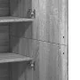 Aparador alto madera de ingeniería gris Sonoma 80x35x180 cm de , Taquillas y armarios de almacenamiento - Ref: Foro24-3276656...