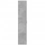 Aparador alto madera de ingeniería gris hormigón 80x35x180 cm von , Schließfächer und Lagerschränke - Ref: Foro24-3276654, Pr...