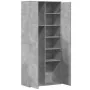 Aparador alto madera de ingeniería gris hormigón 80x35x180 cm von , Schließfächer und Lagerschränke - Ref: Foro24-3276654, Pr...