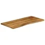Tablero de mesa borde natural madera maciza mango 120x60x2,5 cm de , Tableros para mesas - Ref: Foro24-370768, Precio: 88,58 ...