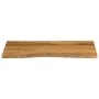 Tablero de mesa borde natural madera maciza mango 120x60x2,5 cm de , Tableros para mesas - Ref: Foro24-370768, Precio: 88,58 ...