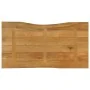 Tablero de mesa borde natural madera maciza mango 120x60x2,5 cm de , Tableros para mesas - Ref: Foro24-370768, Precio: 88,58 ...