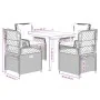 Set comedor de jardín 5 pzas con cojines ratán sintético beige by , Garden sets - Ref: Foro24-3263014, Price: 500,72 €, Disco...