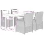 Set comedor de jardín 5 pzas con cojines ratán sintético beige by , Garden sets - Ref: Foro24-3262878, Price: 556,99 €, Disco...