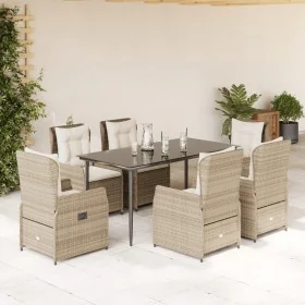 Set comedor de jardín 7 pzas con cojines ratán sintético beige von , Gartensets - Ref: Foro24-3262886, Preis: 786,71 €, Rabat...