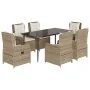 Set comedor de jardín 7 pzas con cojines ratán sintético beige von , Gartensets - Ref: Foro24-3262886, Preis: 784,15 €, Rabat...