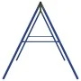 Estructura columpio exterior y 8 ganchos para colgar acero azul by , Accessories for swings and play structures - Ref: Foro24...