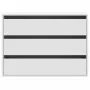 Cajonera de esquina madera de ingeniería blanca 80x41x58 cm de , Cajoneras - Ref: Foro24-852852, Precio: 142,51 €, Descuento: %