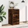 Cajonera de esquina madera ingeniería roble ahumado 40x41x76 cm by , Drawers - Ref: Foro24-852865, Price: 92,14 €, Discount: %