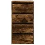 Cajonera de esquina madera ingeniería roble ahumado 40x41x76 cm by , Drawers - Ref: Foro24-852865, Price: 92,14 €, Discount: %