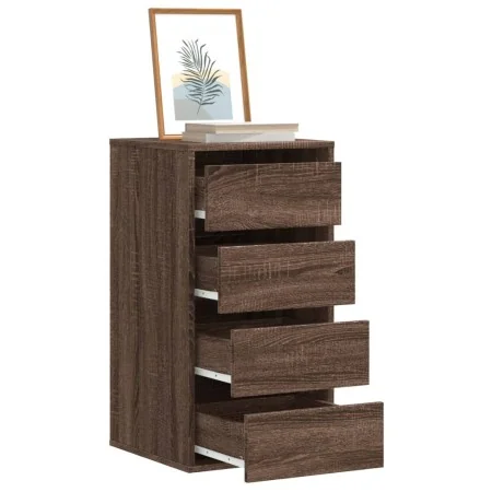 Cajonera de esquina madera ingeniería marrón roble 40x41x76 cm von , Schubladen - Ref: Foro24-852867, Preis: 95,00 €, Rabatt: %