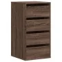 Cajonera de esquina madera ingeniería marrón roble 40x41x76 cm von , Schubladen - Ref: Foro24-852867, Preis: 95,00 €, Rabatt: %