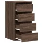 Cajonera de esquina madera ingeniería marrón roble 40x41x76 cm von , Schubladen - Ref: Foro24-852867, Preis: 95,00 €, Rabatt: %