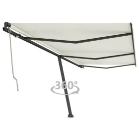 Toldo de pie automático crema 600x350 cm by , Awnings - Ref: Foro24-3069887, Price: 834,15 €, Discount: %
