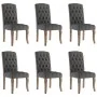 Sillas de comedor 6 unidades tela con apariencia de lino gris by , dining chairs - Ref: Foro24-3309174, Price: 747,15 €, Disc...