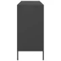 Aparador acero negro 100,5x39x79 cm de , Aparadores - Ref: Foro24-843096, Precio: 189,56 €, Descuento: %