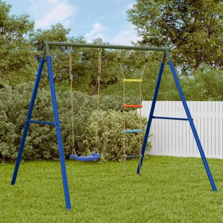 Juego de columpios de exterior con columpio y escalera by , Swings and play structures - Ref: Foro24-3283581, Price: 135,90 €...
