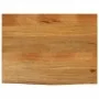 Tablero de mesa borde natural madera maciza mango 70x60x3,8 cm by , Table tops - Ref: Foro24-370595, Price: 69,73 €, Discount: %