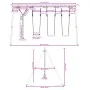 Juego de columpios de exterior con columpios y cuerda de discos by , Swings and play structures - Ref: Foro24-3283624, Price:...