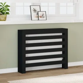 Cubierta de radiador madera de ingeniería negro 104x20x82 cm von , Zubehör für Heizkörper - Ref: Foro24-852691, Preis: 70,13 ...