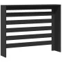 Cubierta de radiador madera de ingeniería negro 104x20x82 cm by , Accessories for heating radiators - Ref: Foro24-852691, Pri...