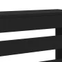 Cubierta de radiador madera de ingeniería negro 104x20x82 cm by , Accessories for heating radiators - Ref: Foro24-852691, Pri...