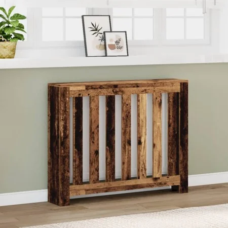 Cubierta de radiador madera color envejecido 104x20x82 cm von , Zubehör für Heizkörper - Ref: Foro24-852742, Preis: 64,34 €, ...