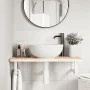 Soportes estante de lavabo 2 uds rectangular acero blanco by , Supports and crossbars - Ref: Foro24-4007263, Price: 32,90 €, ...