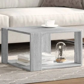 Mesa de centro madera de ingeniería gris Sonoma 51,5x51,5x30 cm by , Coffee table - Ref: Foro24-848141, Price: 43,86 €, Disco...